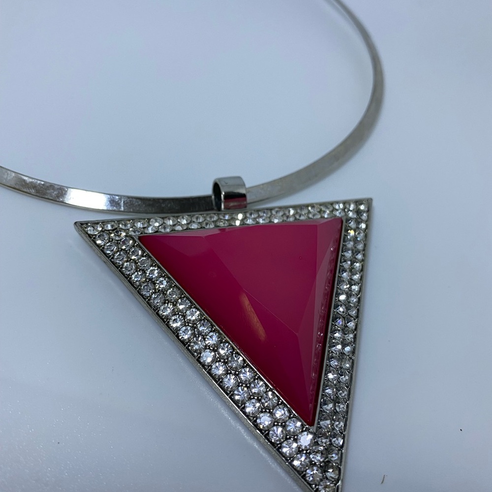 Traci Lynn Bravo necklace hot pink